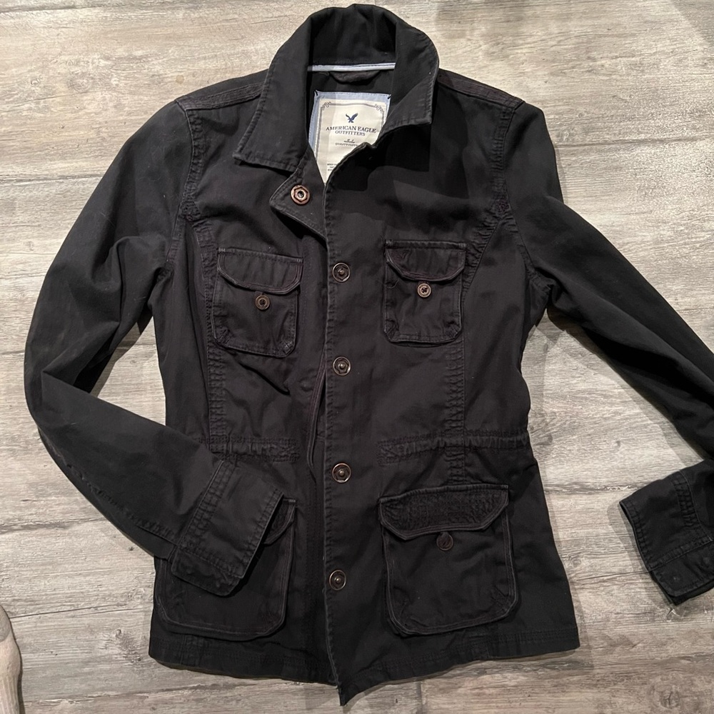 American eagle black jacket